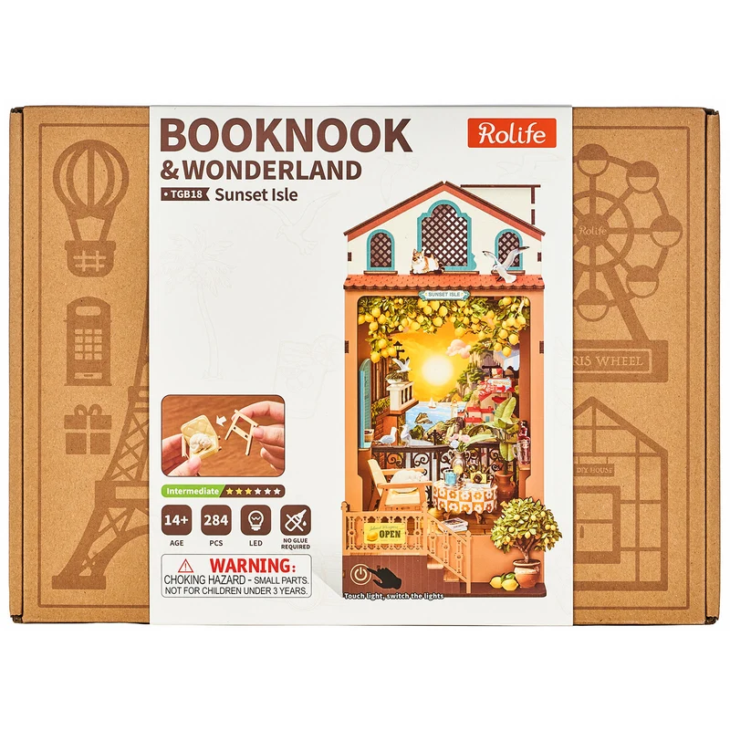 Robotime Book Nook Sunset Isle TGB18