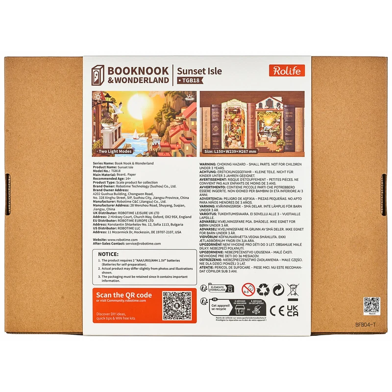 Robotime Book Nook Sunset Isle TGB18