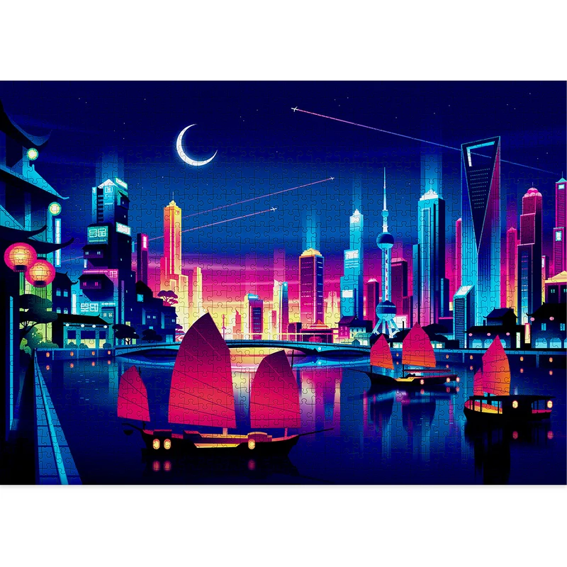 Deluxe 1000 Piece Puzzle Bundle (6 pack)