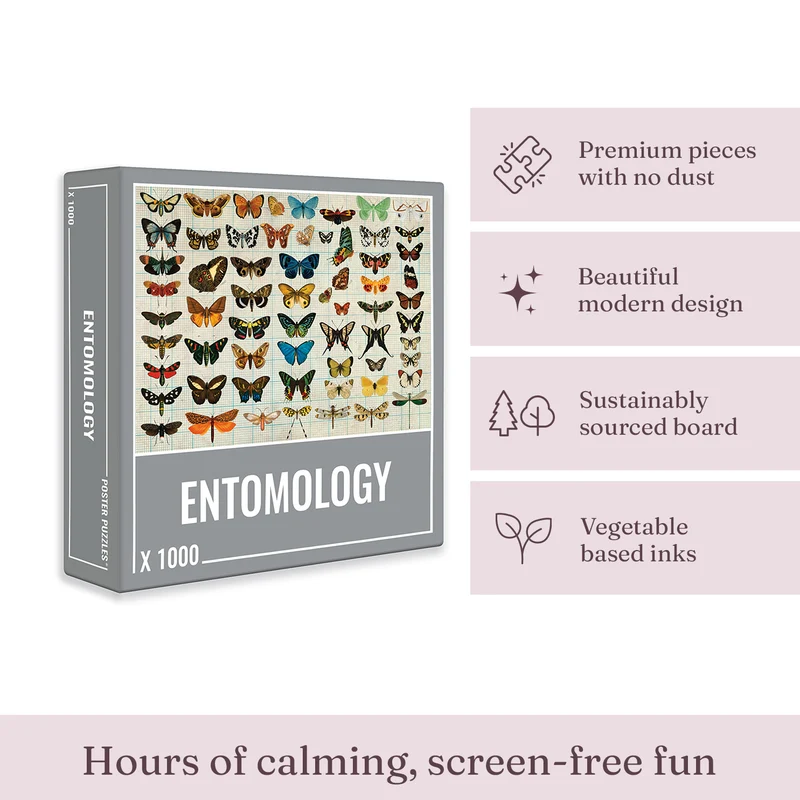 Entomology Jigsaw Puzzle (1000 pieces)