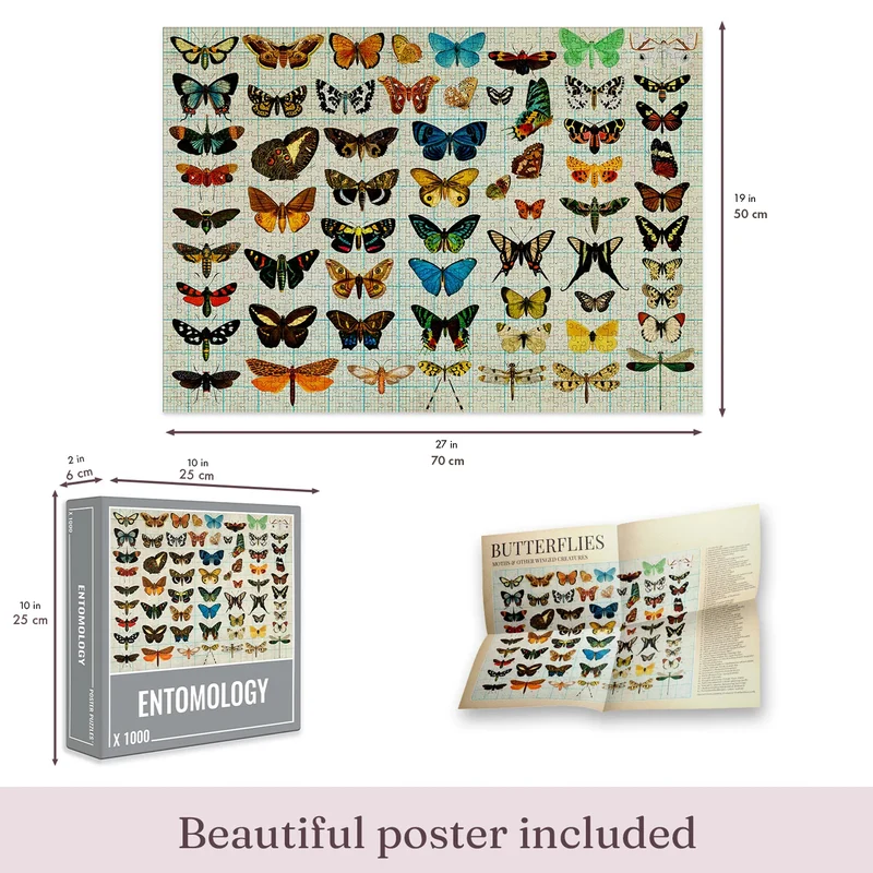 Entomology Jigsaw Puzzle (1000 pieces)