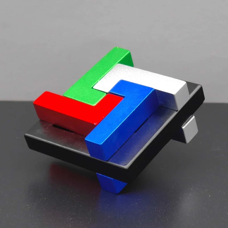 QUAD L METAL PUZZLE - schwieriges 3D-Puzzle