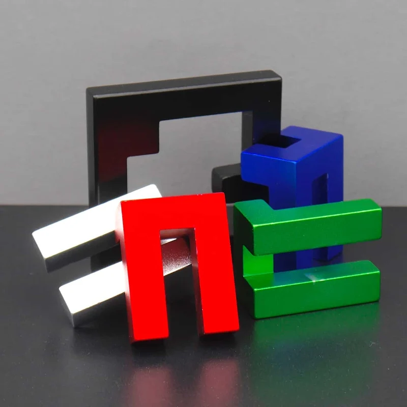 QUAD L METAL PUZZLE - schwieriges 3D-Puzzle