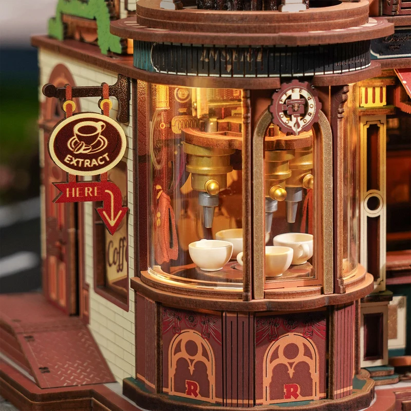 Robotime Dream Coffee Factory EAB02