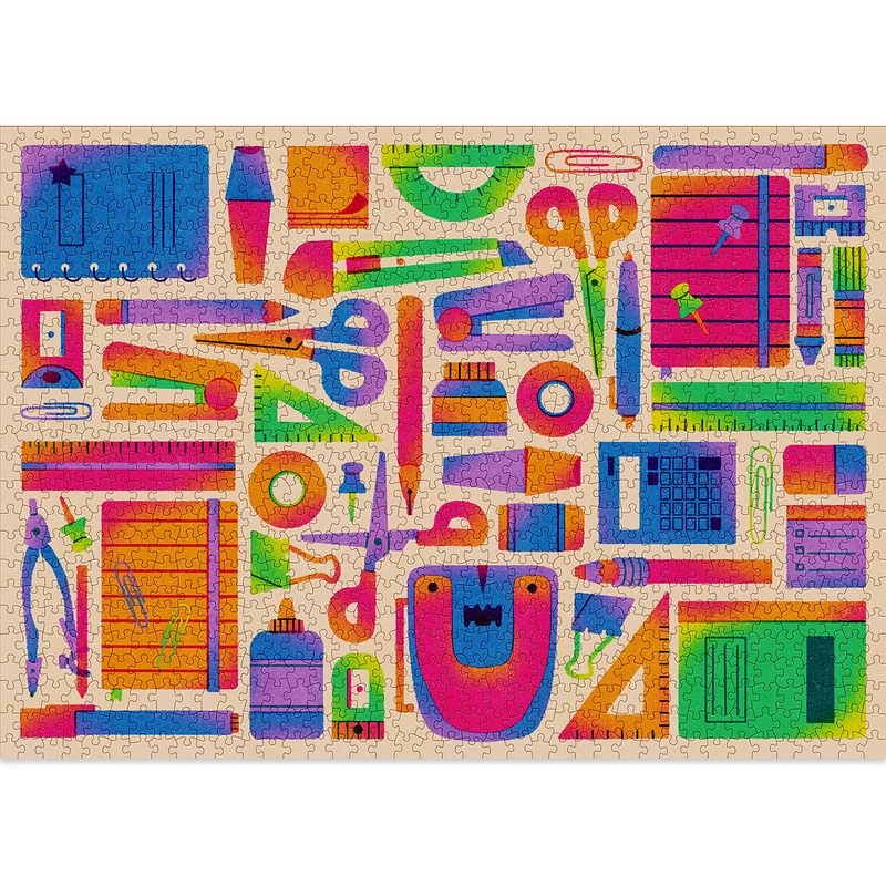 Stationery 1000 Piece Puzzle (Small Batch)
