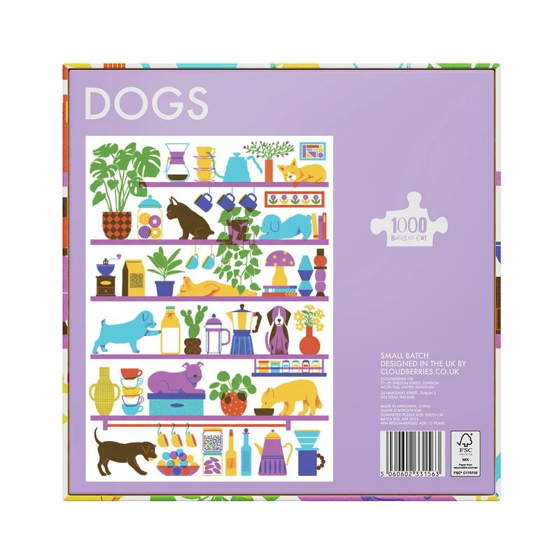 Dogs 1000 Piece Puzzle (Small Batch)