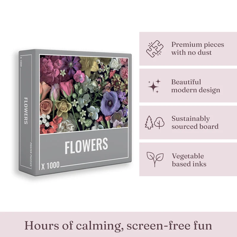 Flowers Jigsaw Puzzle (1000 pieces)
