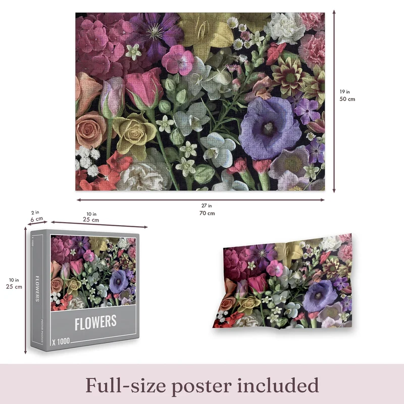 Flowers Jigsaw Puzzle (1000 pieces)