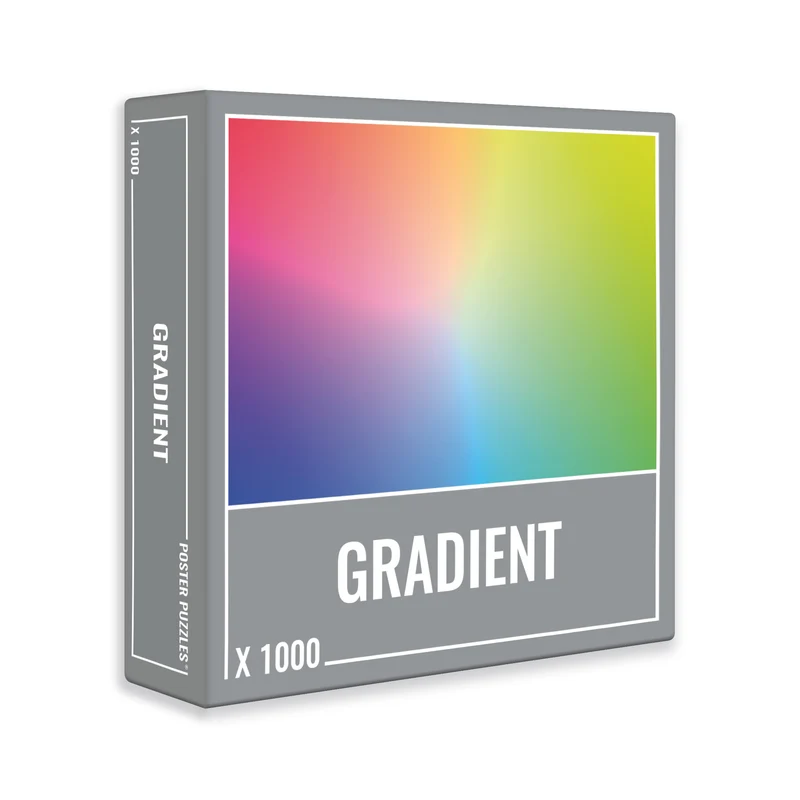 Gradient Jigsaw Puzzle (1000 pieces)