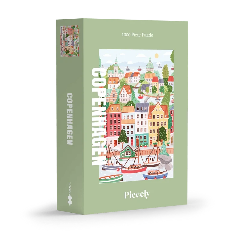 Piecely Puzzles - Puzzle Copenhagen 1000 Teile