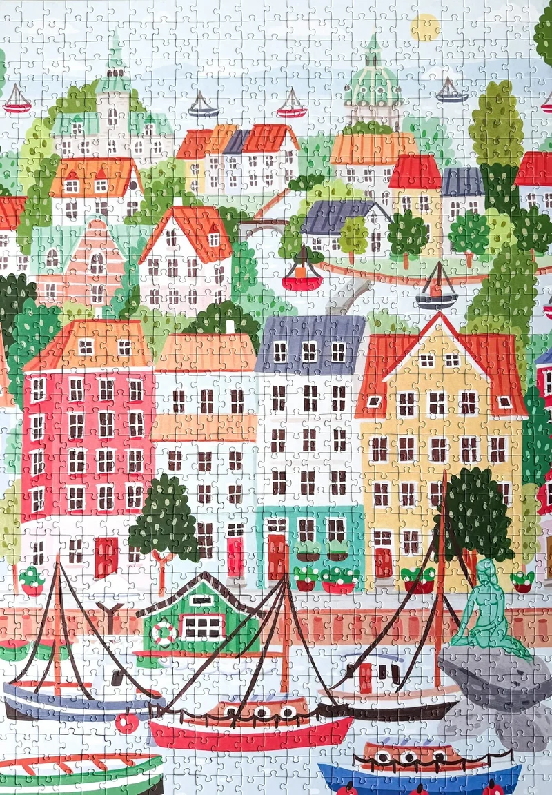 Piecely Puzzles - Puzzle Copenhagen 1000 Teile