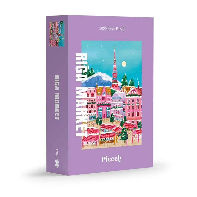Piecely Puzzles - Puzzle Riga Market 1000 Teile