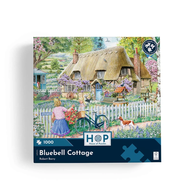Bluebell Cottage 1000 Piece Puzzle