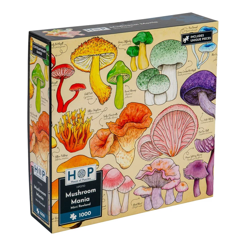 Mushroom Mania 1000 Piece Puzzle