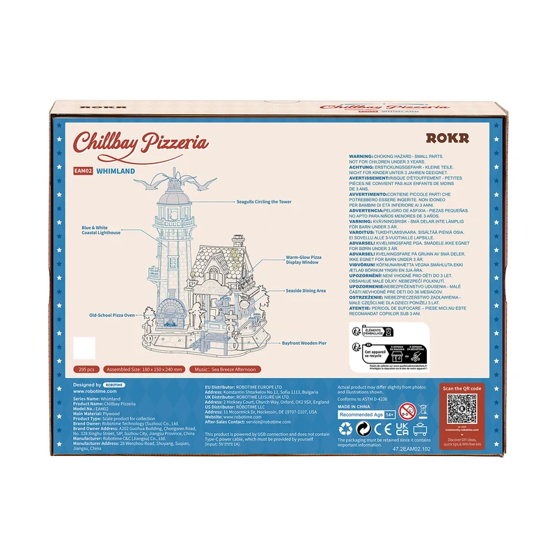 Robotime Chillbay Pizzeria EAM02