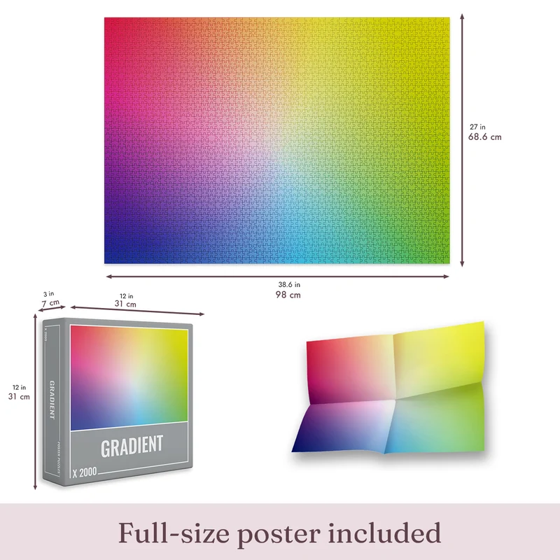 2000-Piece Gradient Puzzle (2000 pieces)