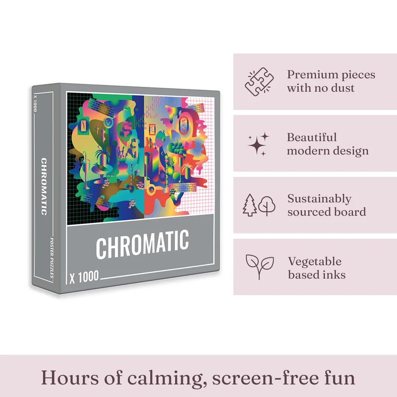 Chromatic Jigsaw Puzzle (1000 pieces)