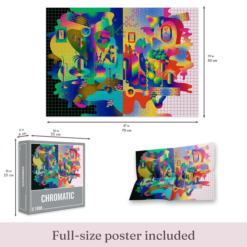 Chromatic Jigsaw Puzzle (1000 pieces)