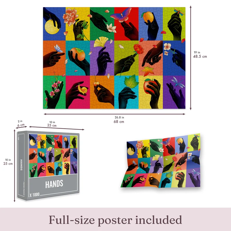 Hands Jigsaw Puzzle (1000 pieces)