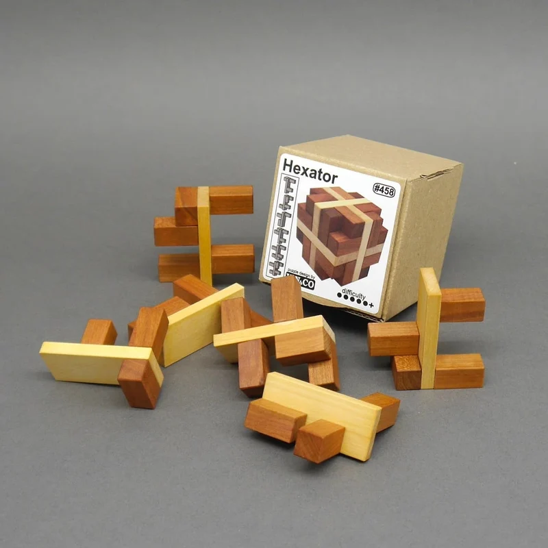 HEXATOR - herausforderndes Holzpuzzle