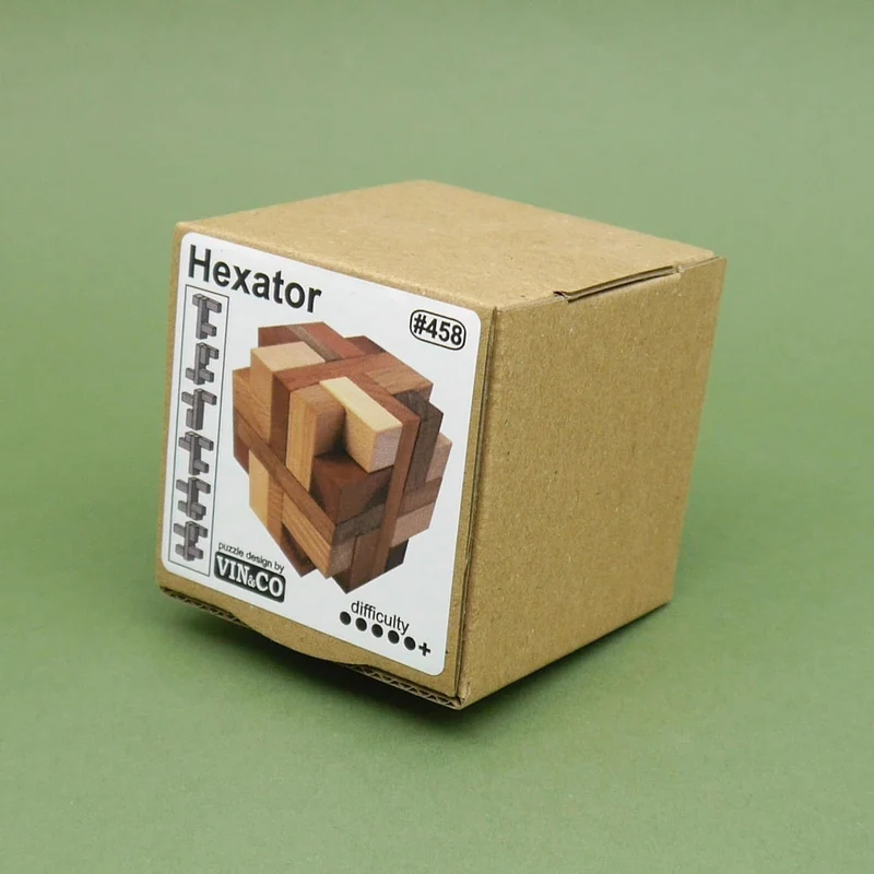 HEXATOR - herausforderndes Holzpuzzle