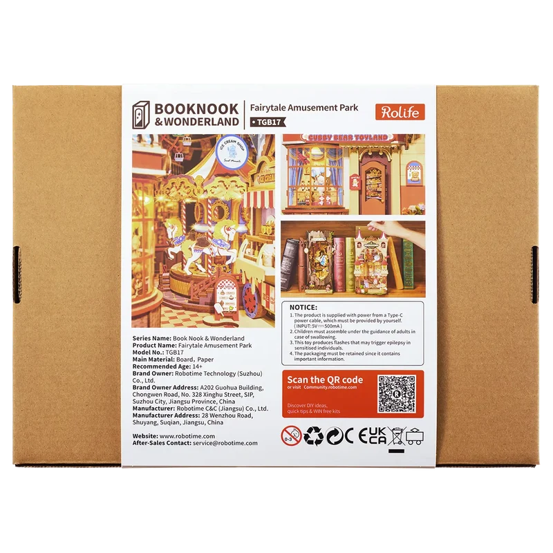 Robotime Book Nook Fairytale Amusement Park TGB17