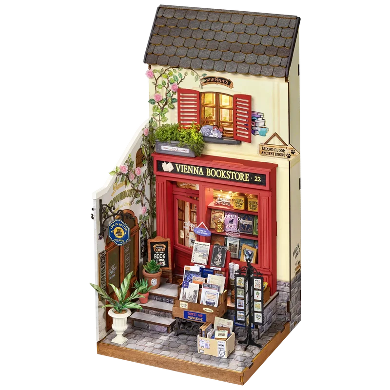 Robotime Vienna Bookstore DG183