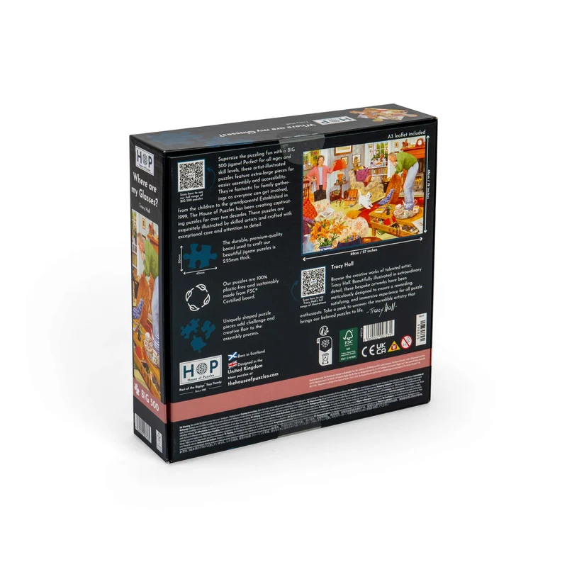 Where are my Glasses? BIG 500 Puzzle