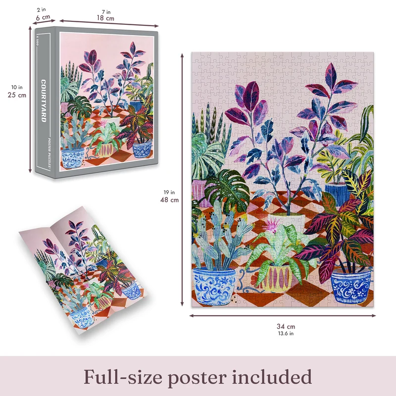 Courtyard Jigsaw Puzzle (500 pieces)