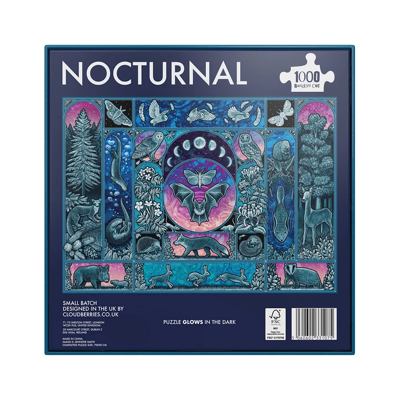 Nocturnal Glow in the Dark Puzzle (Small Batch) 1000 Pieces