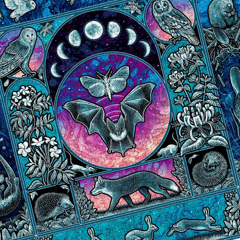 Nocturnal Glow in the Dark Puzzle (Small Batch) 1000 Pieces