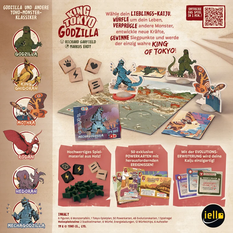 King of Tokyo - Godzilla, deutsch