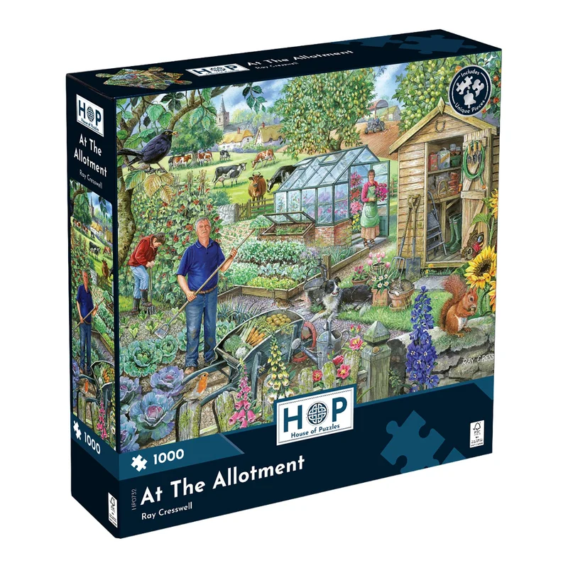 At The Allotment 1000 Piece Puzzle