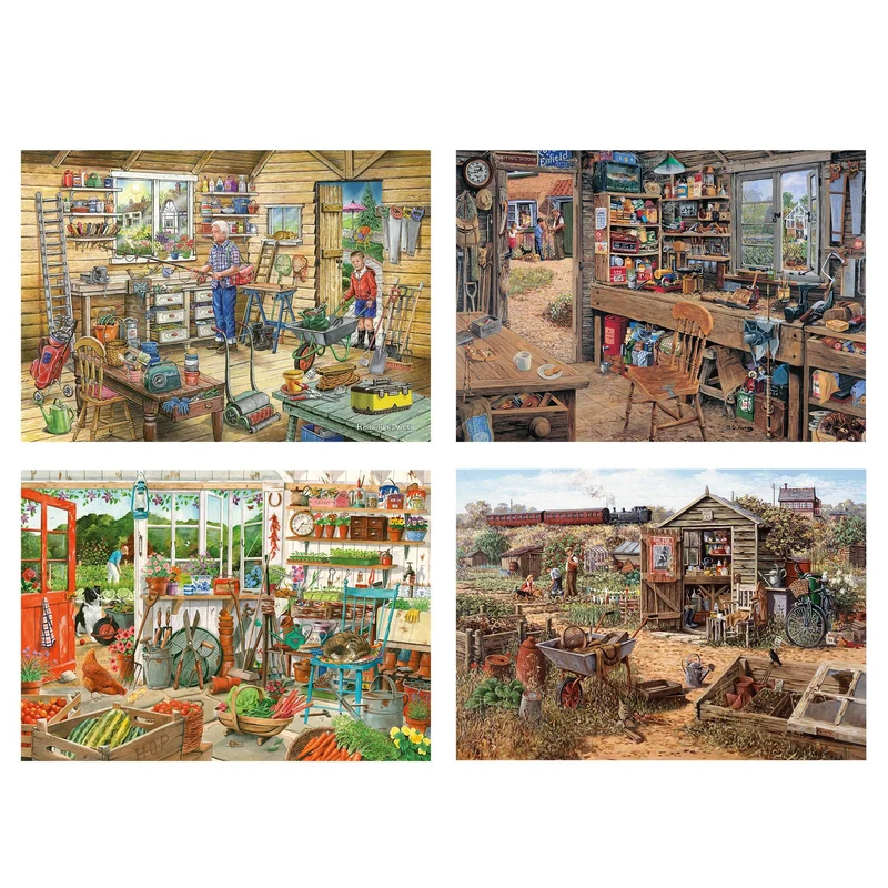 4 x 500 - Time to Potter 500 Piece Jigsaw Puzzle