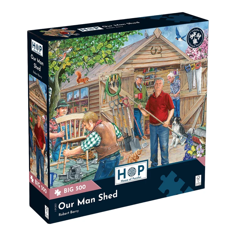 Our Man Shed BIG 500 Jigsaw Puzzle