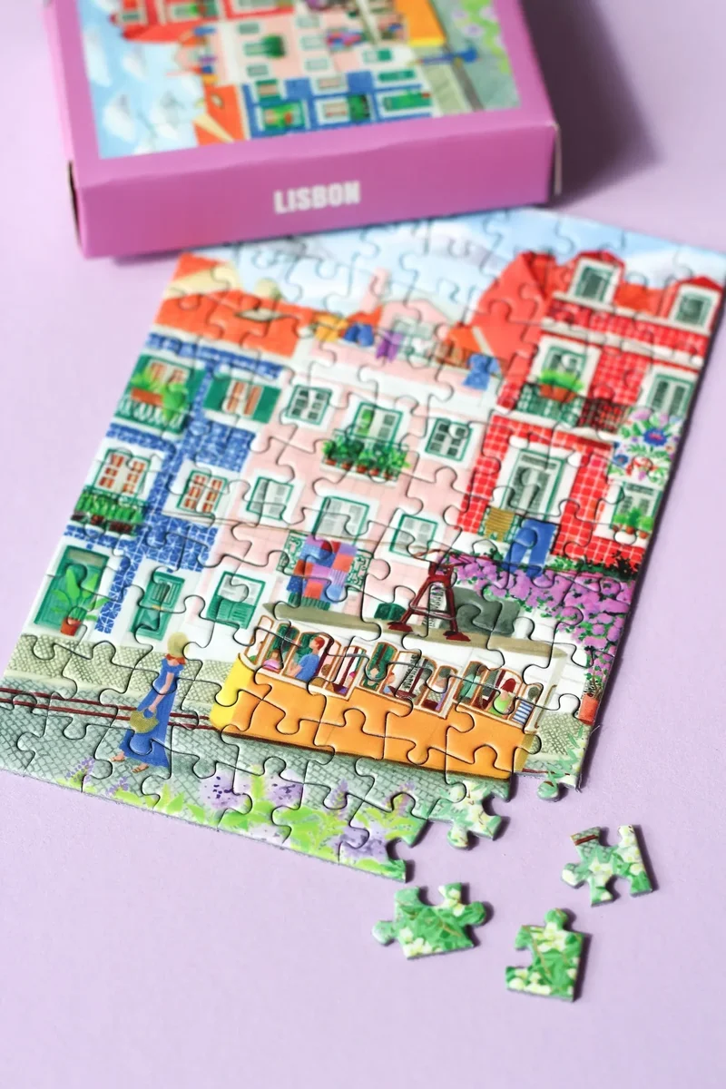 Piecely Puzzles - Mini-Puzzle Lisbon 99 Teile