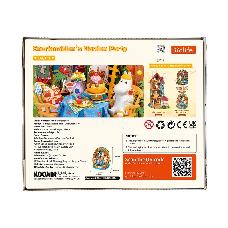 Robotime Snorkmaiden's Garden Party DA011