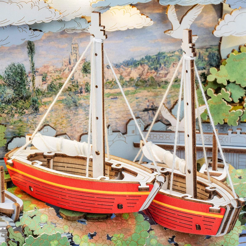 Robotime Red Boats TH004