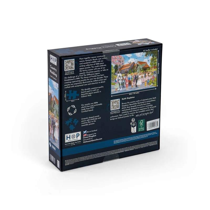 Country Wedding 1000 Piece Puzzle