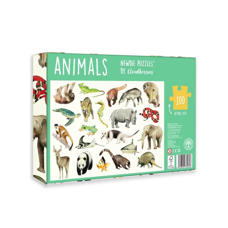 Animals Jigsaw Puzzle for Kids (100 Pieces)