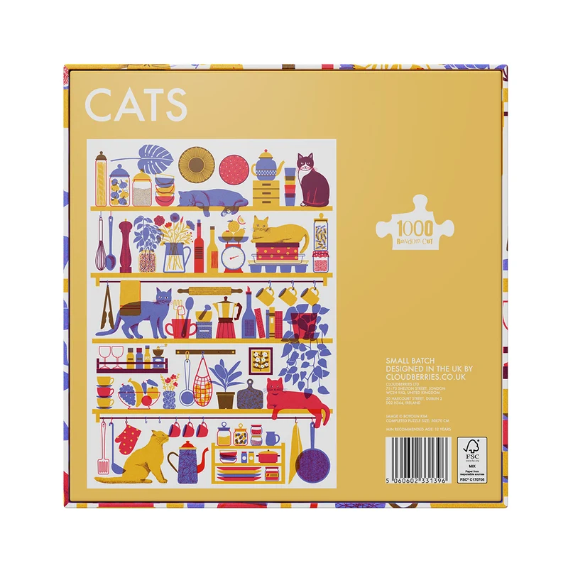 Cats 1000 Piece Puzzle (Small Batch)