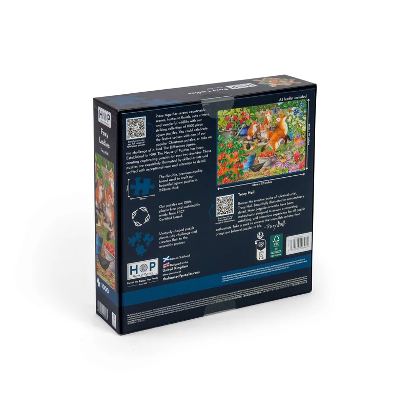Foxy Ladies - 1000 Piece Jigsaw Puzzle