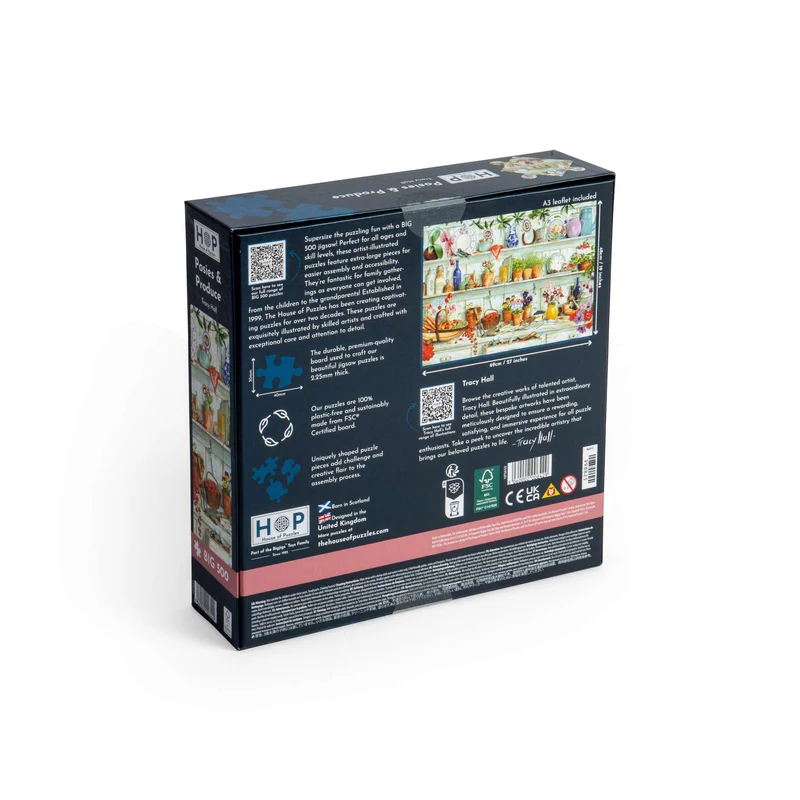 Posies & Produce - BIG 500 Piece Jigsaw Puzzle