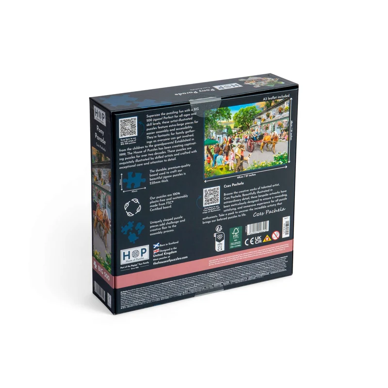 Pony Parade - BIG 500 Piece Jigsaw Puzzle
