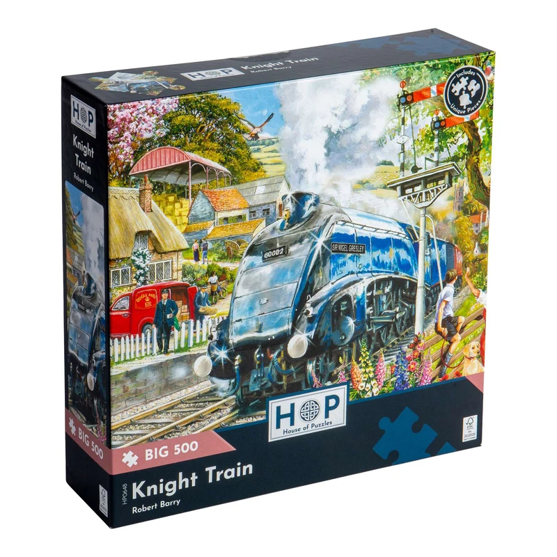 Knight Train - BIG 500 Piece Jigsaw Puzzle