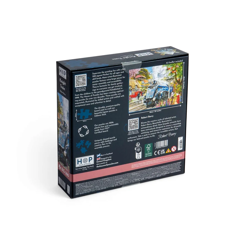 Knight Train - BIG 500 Piece Jigsaw Puzzle