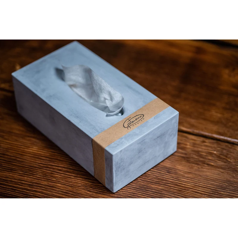 Taschentücherbox aus Beton