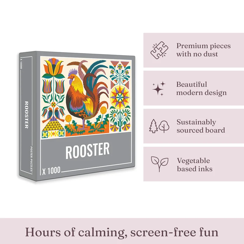 Rooster Jigsaw Puzzle (1000 pieces)