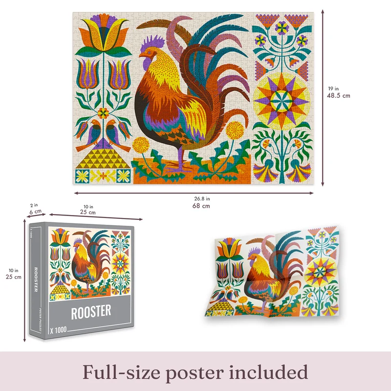 Rooster Jigsaw Puzzle (1000 pieces)