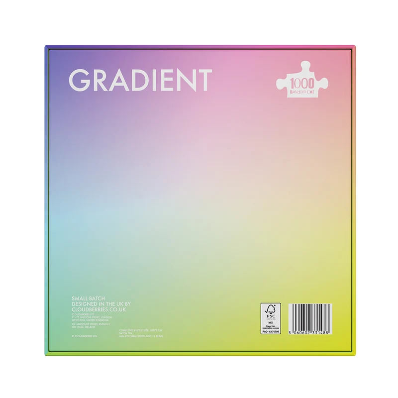Gradient 1000 Piece Puzzle (Small Batch)